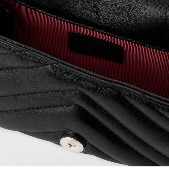 GUCCI Marmont GG mini quilted leather chain crossbody bag Brand new - Picture 3 of 5